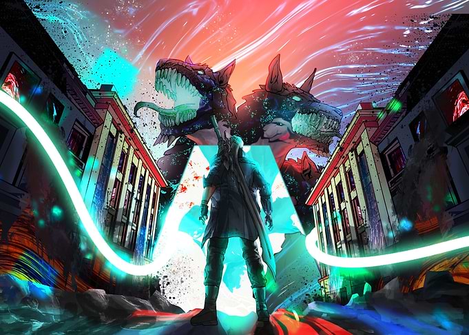Man Against the Monster