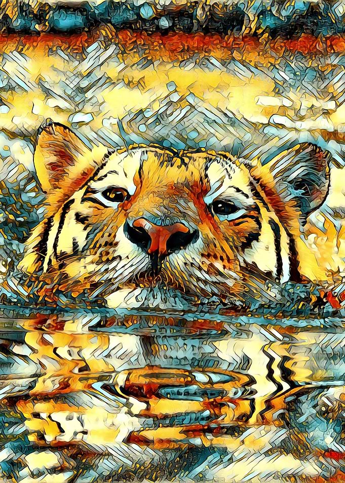 AnimalArt Tiger 003