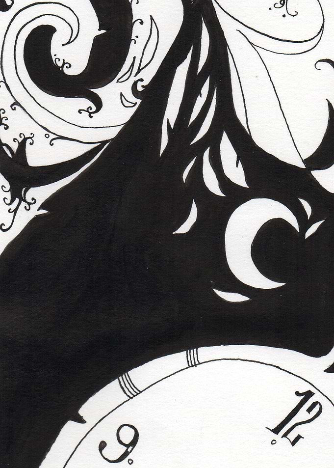 Black crow time clock