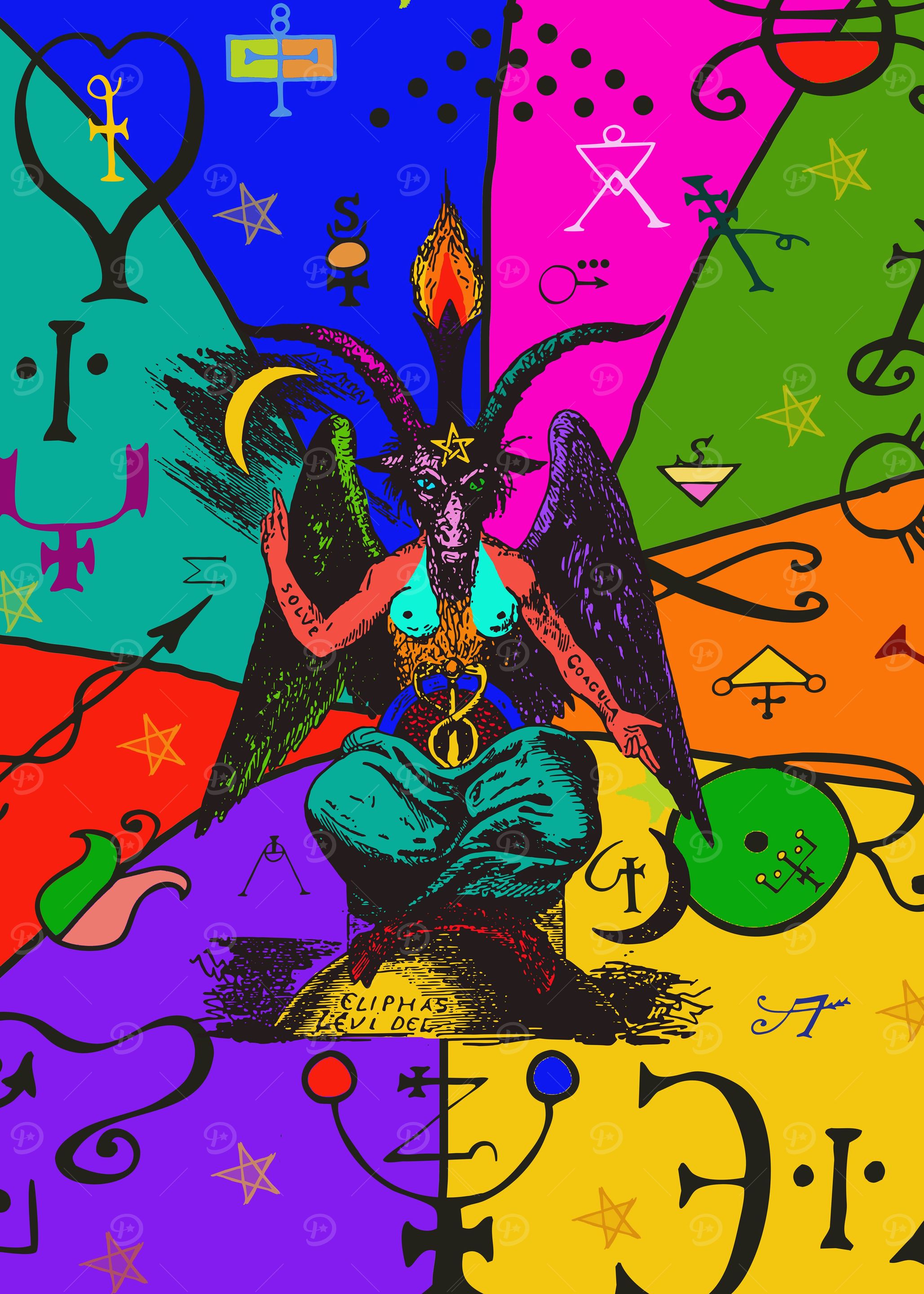 Popart Baphomet