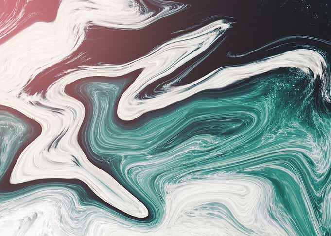 Abstract Marble Painting