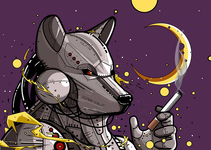 SMOKEY CYBORGWOLF