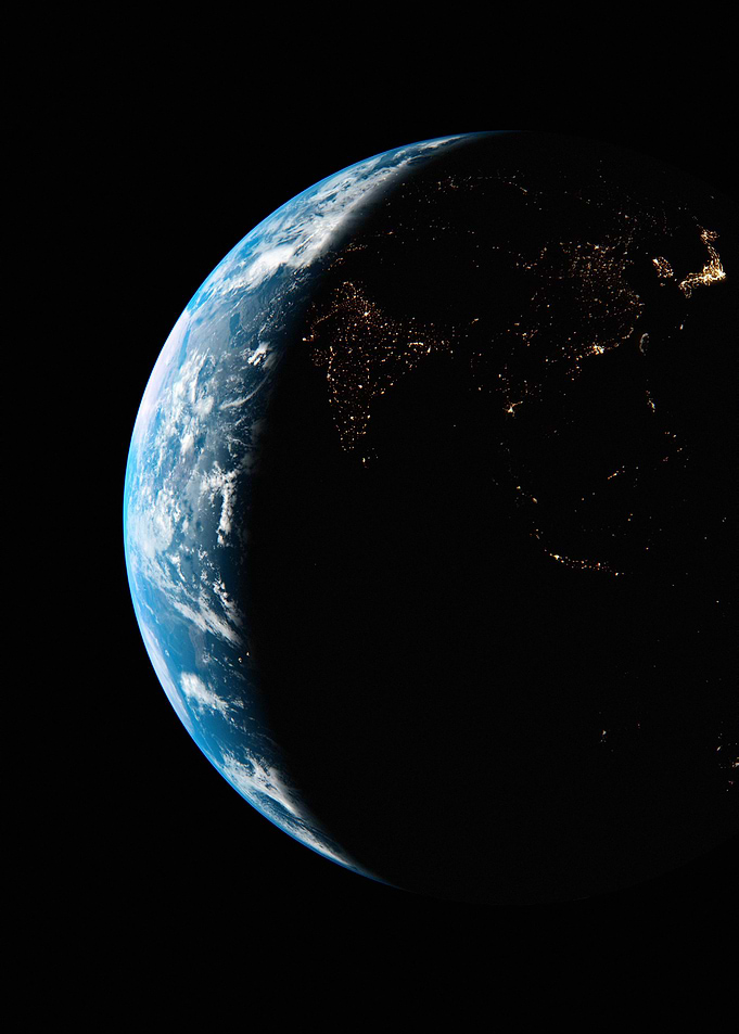 Asia at Night