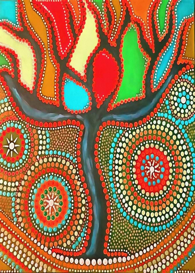 Tree Of Life Dot Art