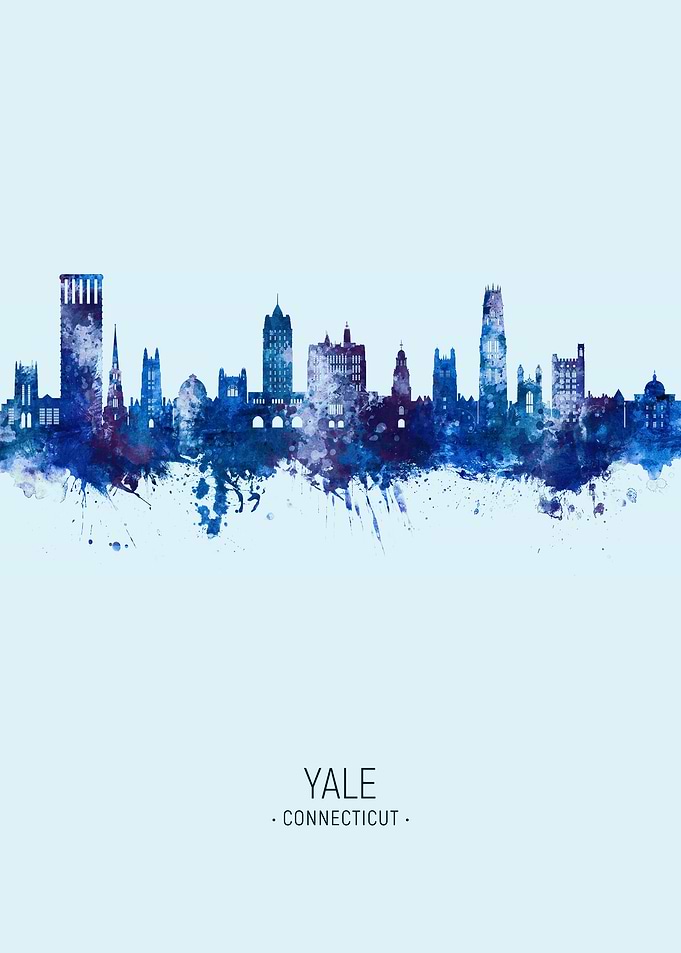 Yale Connecticut Skyline
