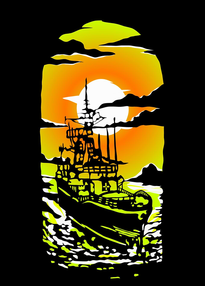 Illusion negative ship