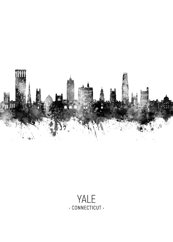 Yale Connecticut Skyline