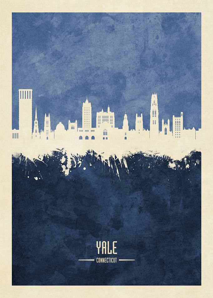 Yale Connecticut Skyline