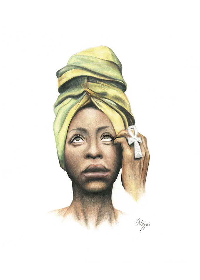 Erykah Badu Portrait