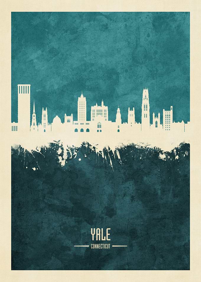 Yale Connecticut Skyline