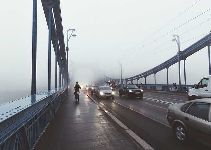 On the bridge