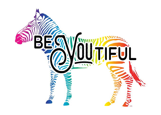 BeYOUtiful Zebra art