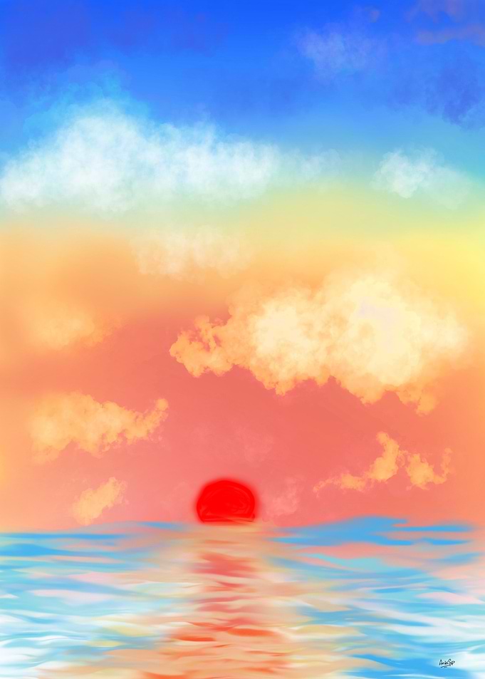 Sun At Horizon
