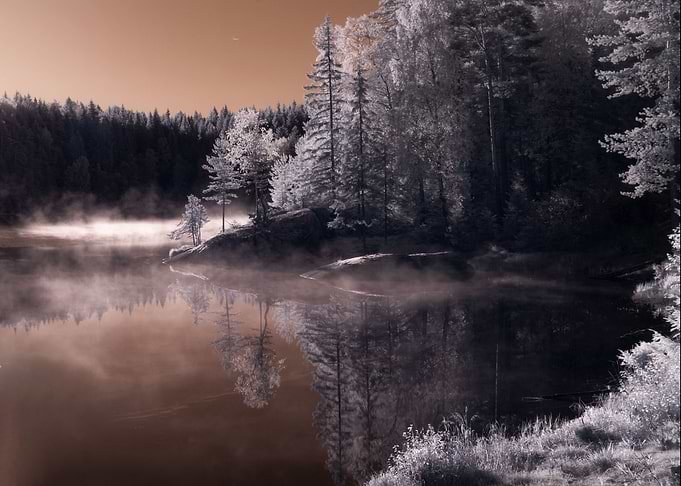 Rising mist
