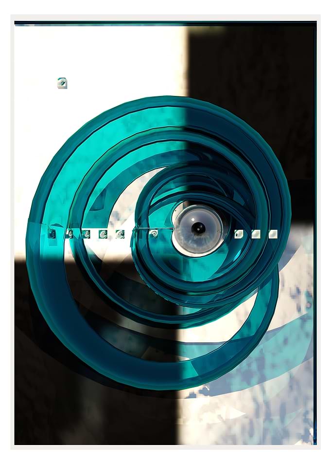 Blue Eye Spiral