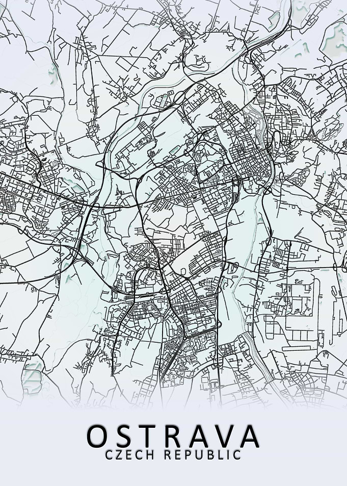 Ostrava Czech Republic Map