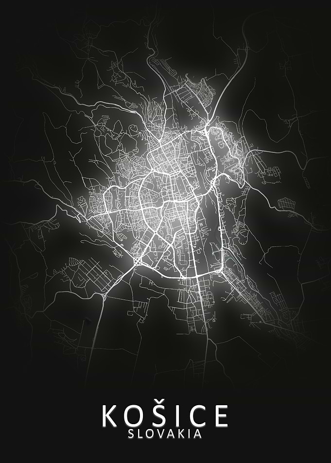 Kosice Slovakia City Map