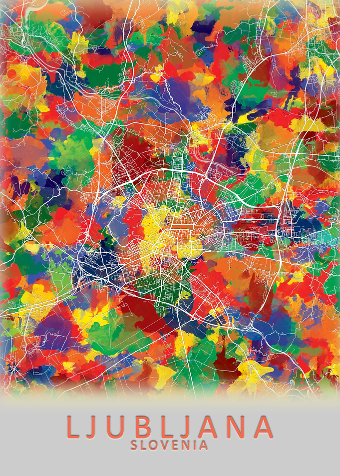 Ljubljana Slovenia Map