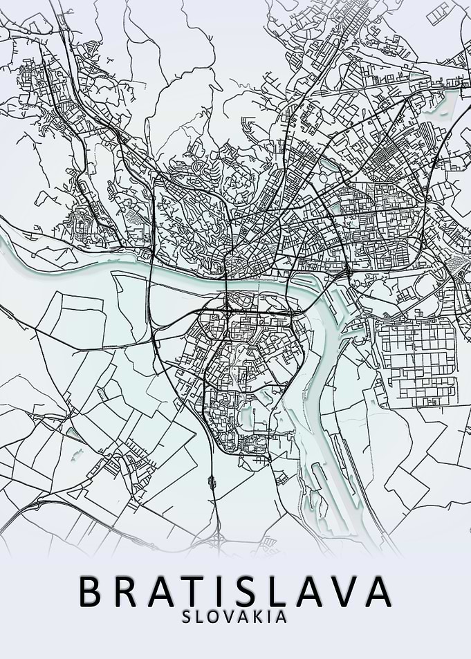 Bratislava Slovakia Map
