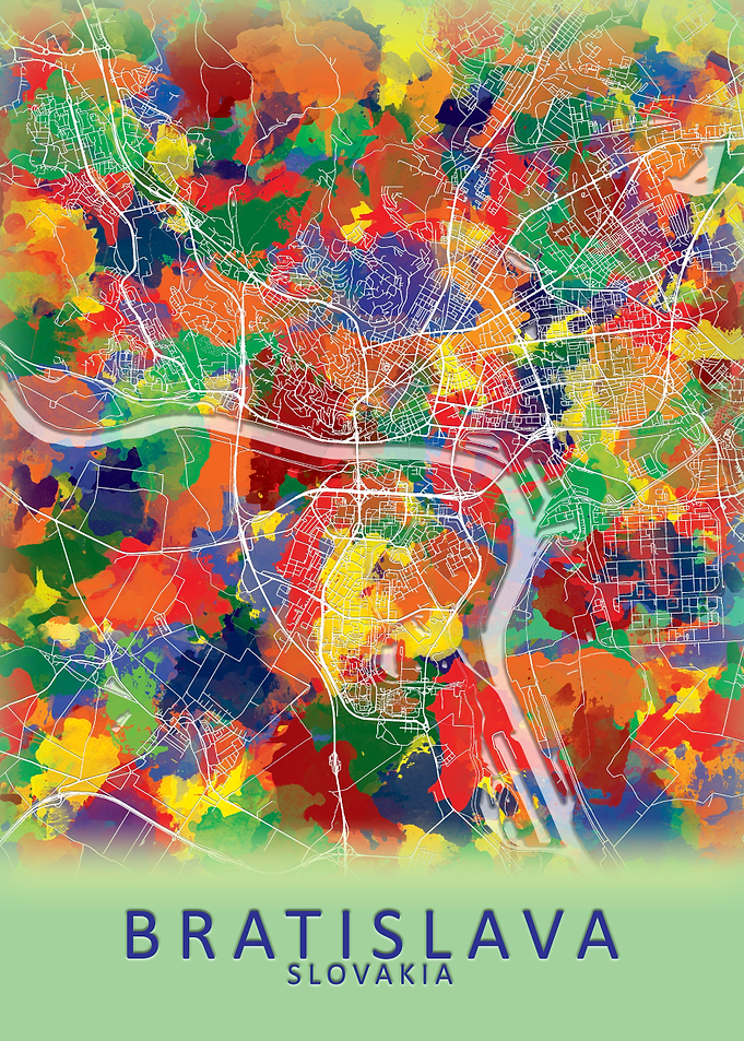 Bratislava Slovakia Map