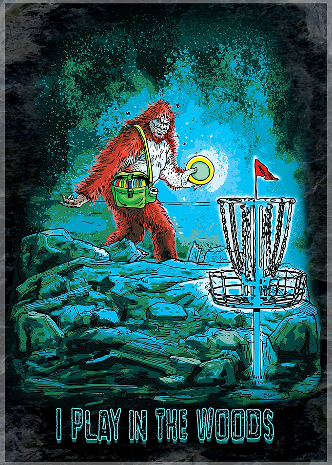 Disc Golf In The Woods