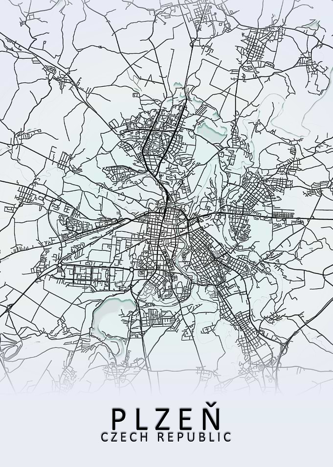 Plzen Czech Republic Map