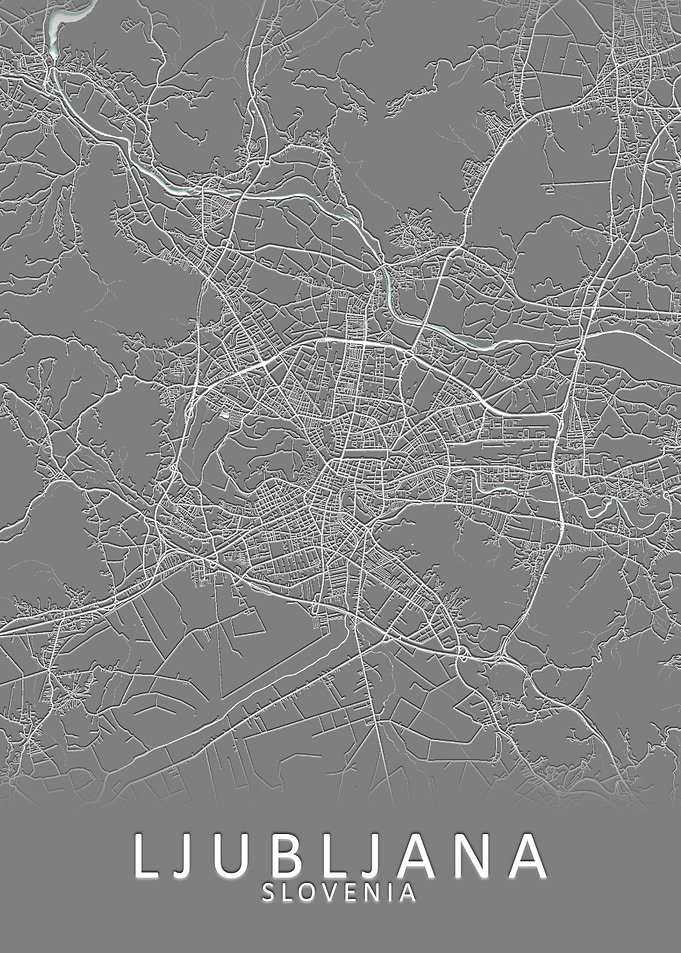 Ljubljana Slovenia Map