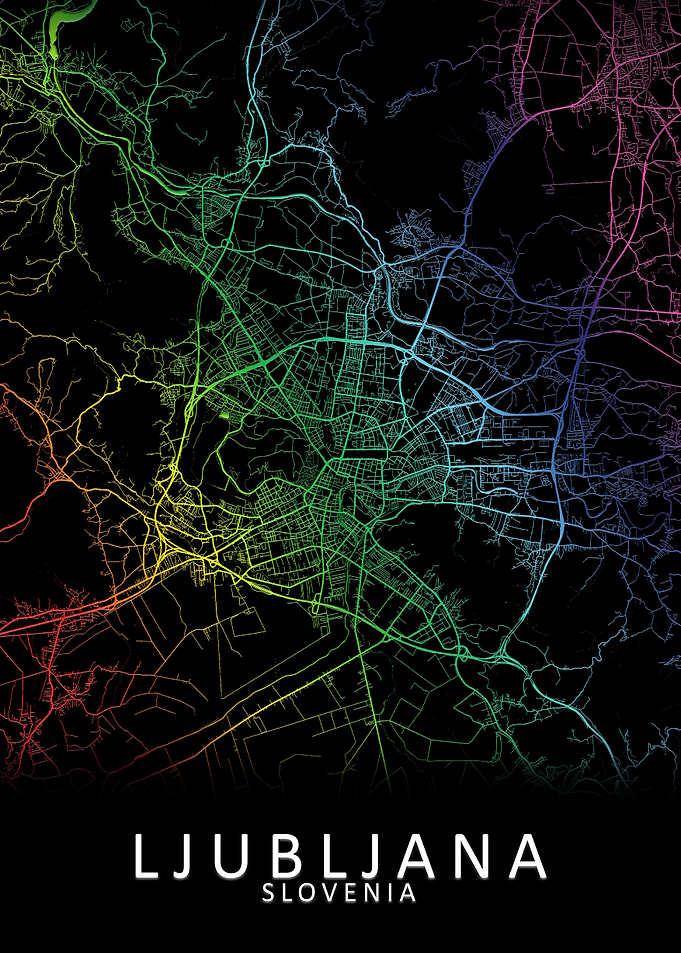 Ljubljana Slovenia Map