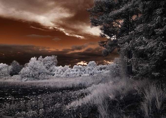 Infrared sky