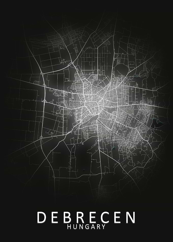 Debrecen Hungary City Map