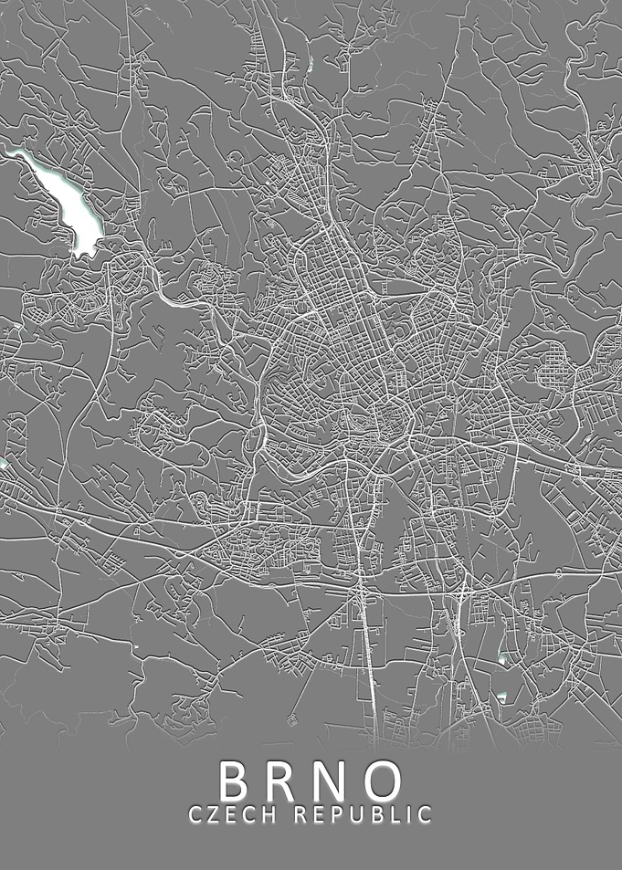 Brno Czech Republic Map