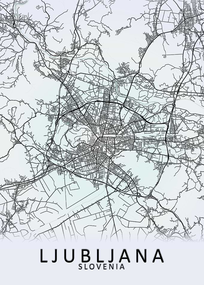 Ljubljana Slovenia Map