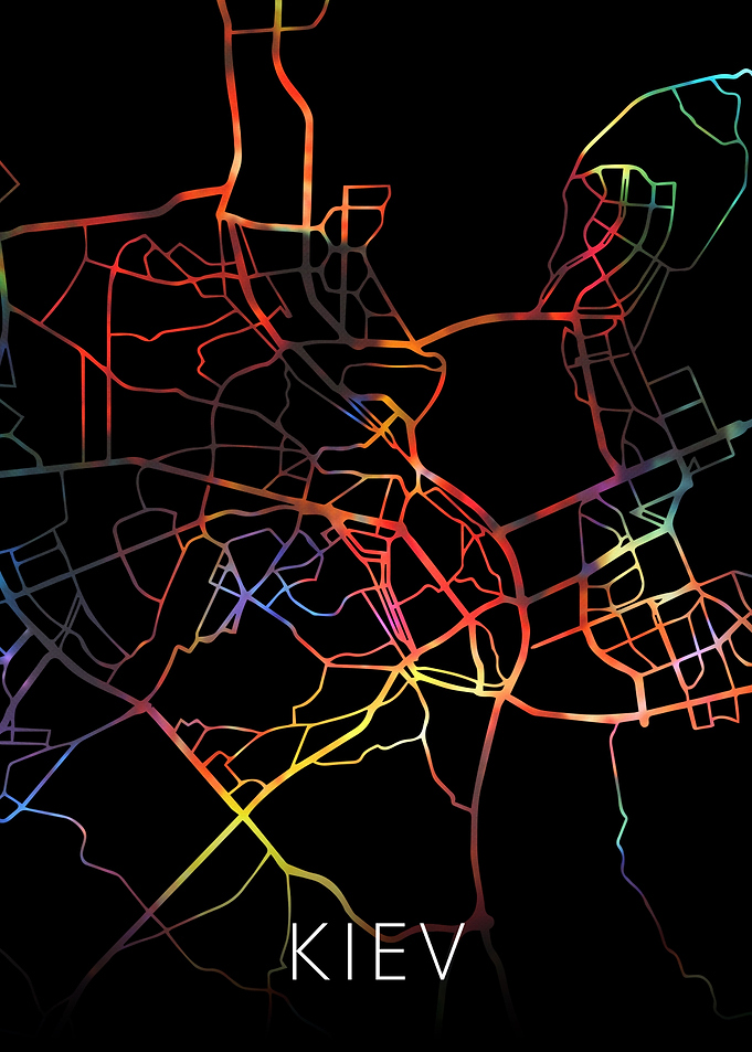 Kiev Ukraine City Map