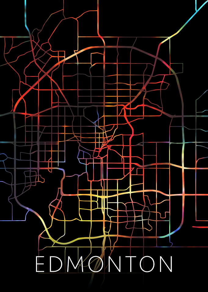 Edmonton City Street Map