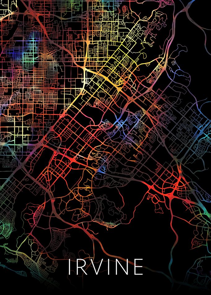 Irvine California City Map