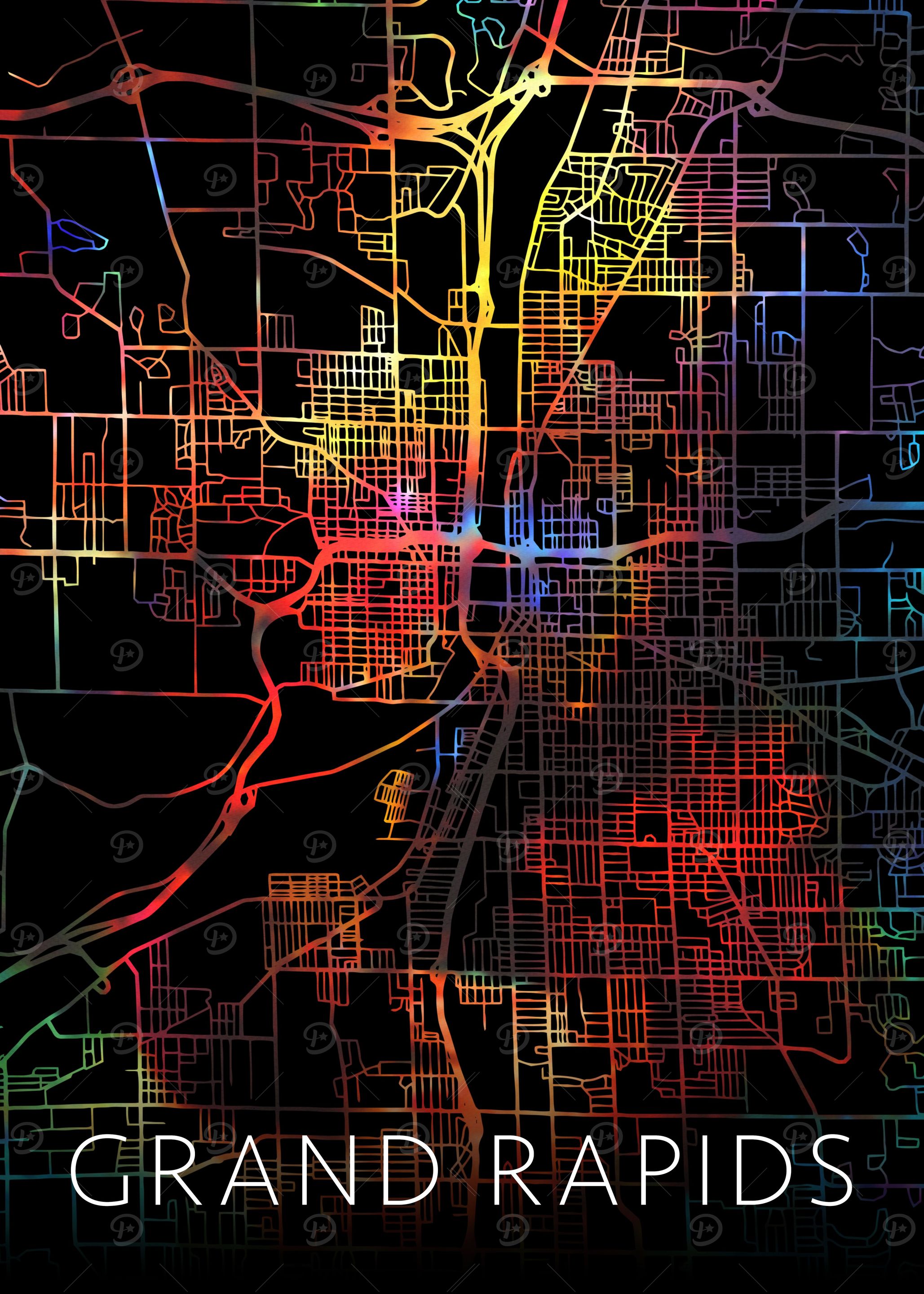 Grand Rapids Michigan Map