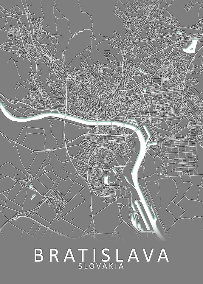 Bratislava Slovakia Map
