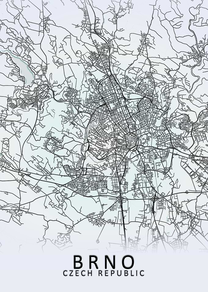 Brno Czech Republic Map
