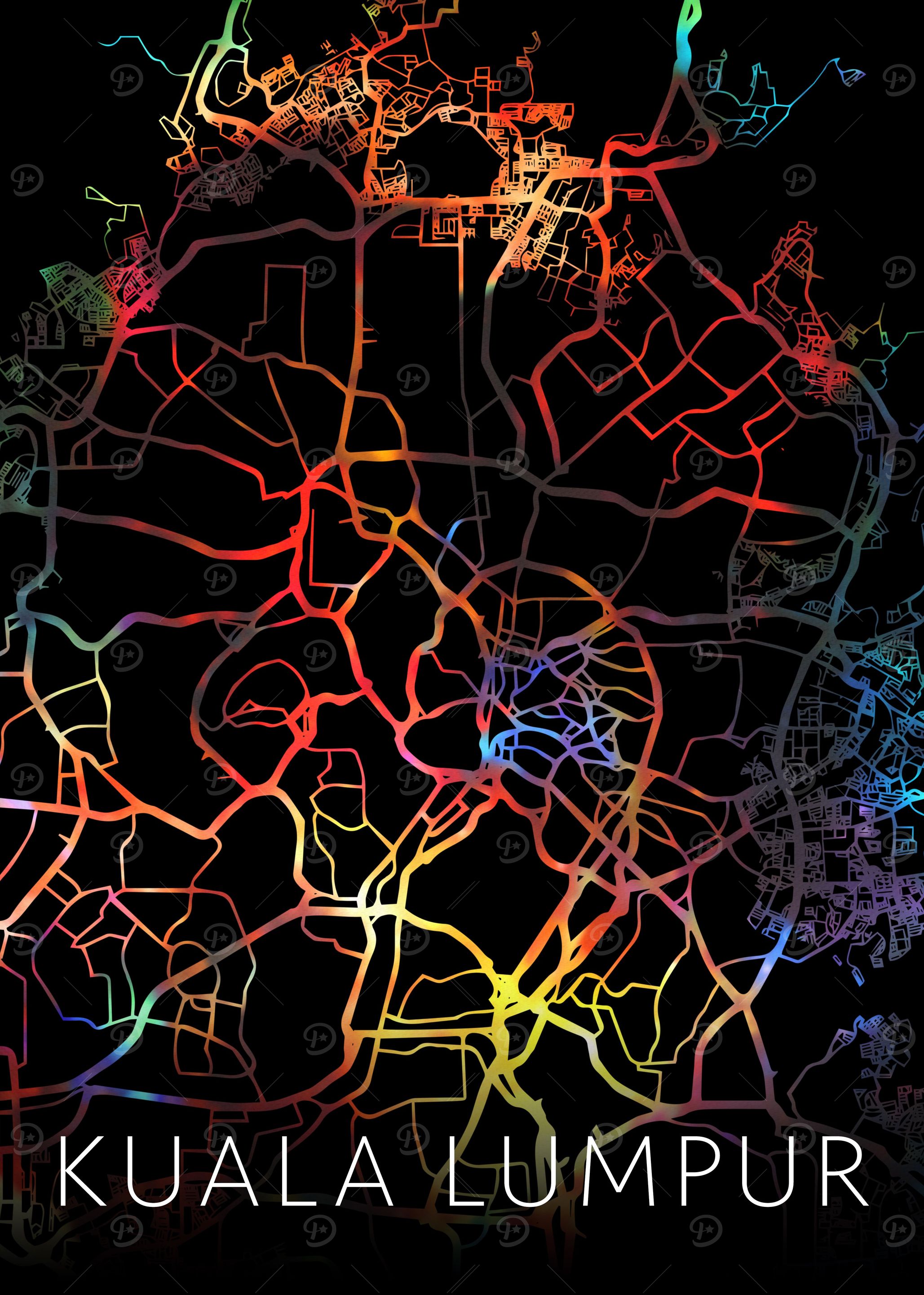 Kuala Lumpur Malaysia Map