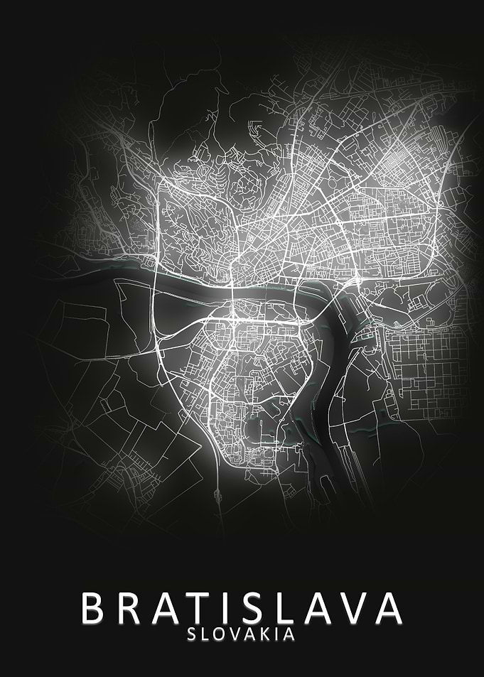 Bratislava Slovakia Map