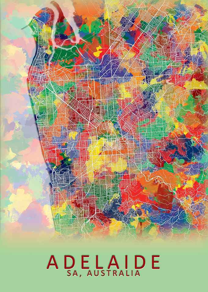 Adelaide Australia Map