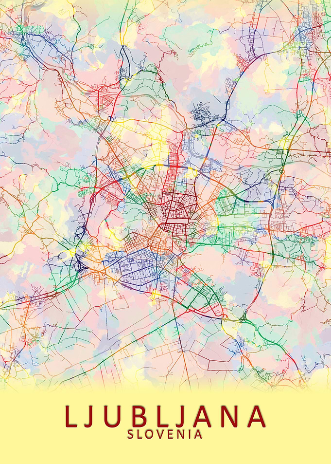Ljubljana Slovenia Map