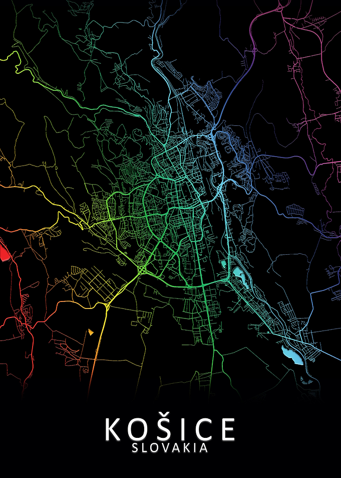Kosice Slovakia City Map