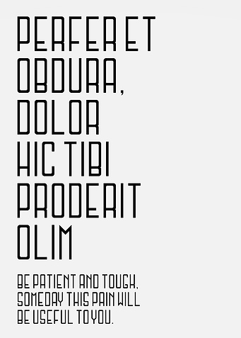 Be Patient And Tough