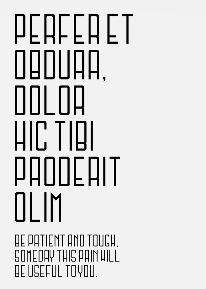 Be Patient And Tough