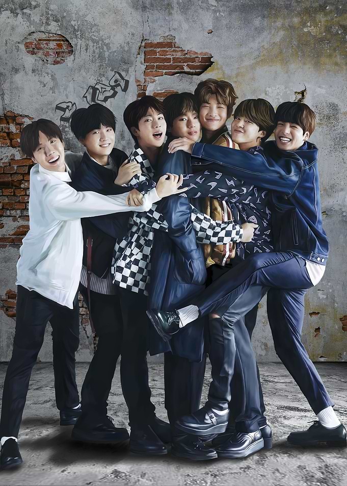 BTS Hug Fanart