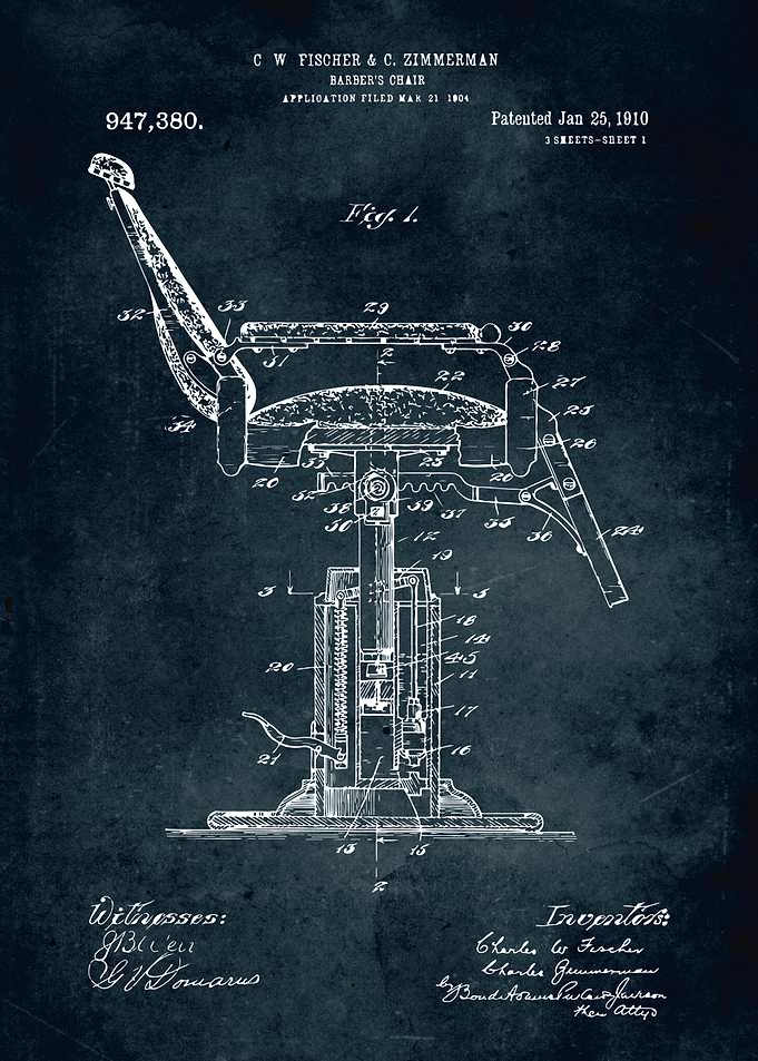 No495 Barbers Chair