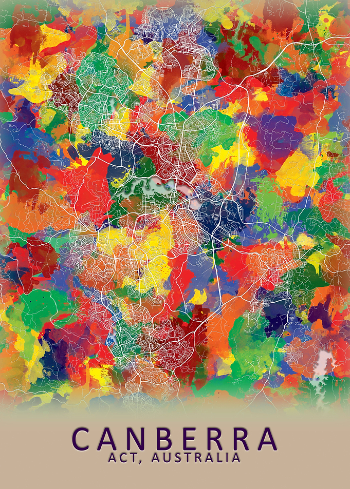 Canberra Australia Map