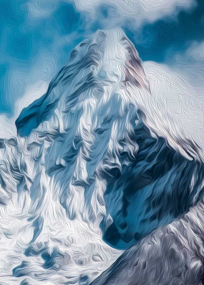 Oil alp mountains