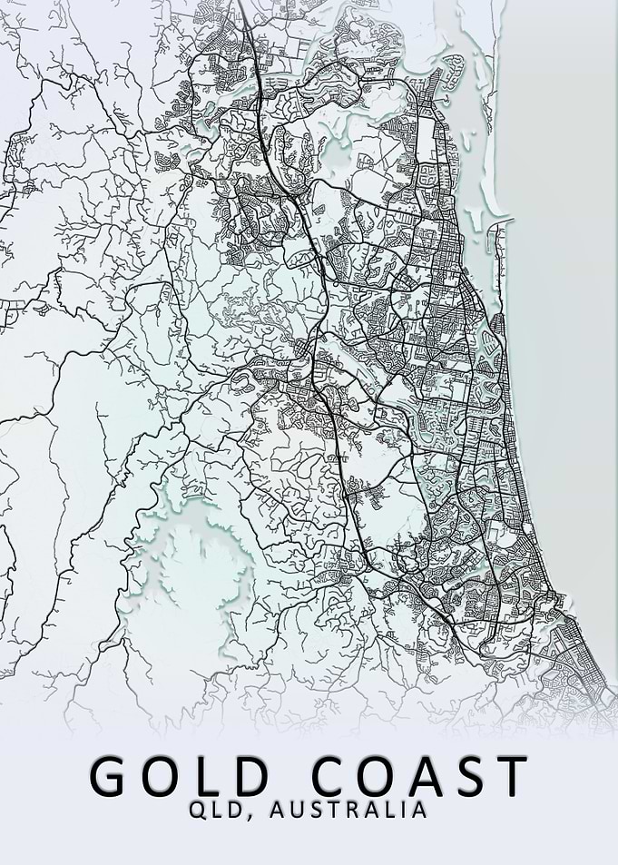 Gold Coast Australia Map